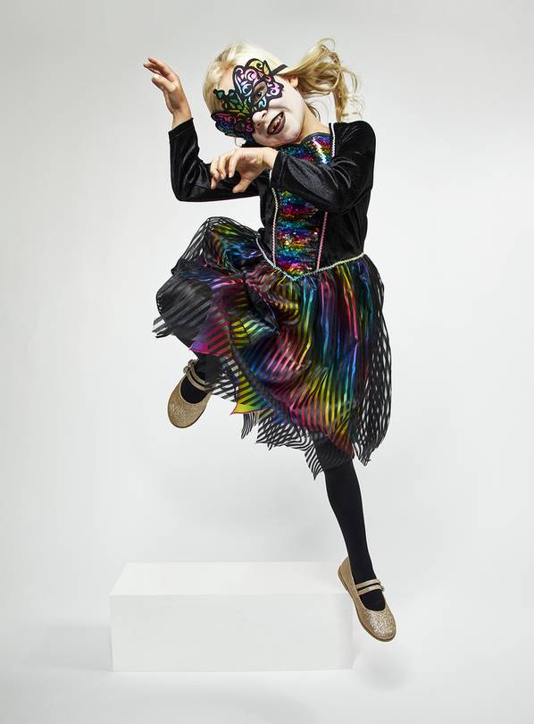 Buy Halloween Rainbow Witch Costume 56 years Kids fancy dress